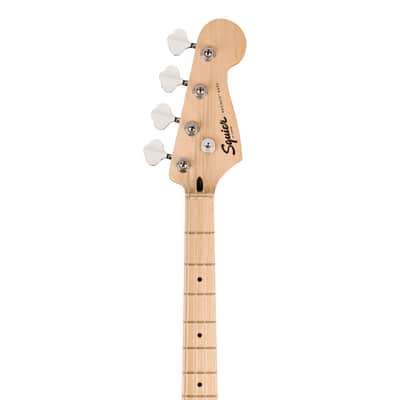 Squier Sonic Bronco Bass - Arctic White w/ Maple Fingerboard image 8