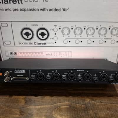 Focusrite Clarett OctoPre 8-Channel Mic Preamp with ADAT I/O 2017 - Present - Red image 2