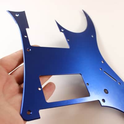 Blue Anodized Aluminum pickguard fits Ibanez (tm) RG550 Jem RG HXH HH image 2