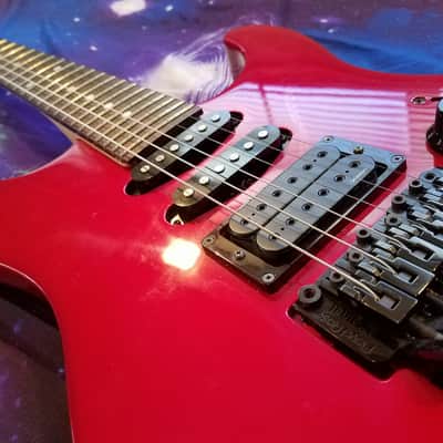 Fender HM Strat 1990? Razzberry Red Original Floyd Rose image 1