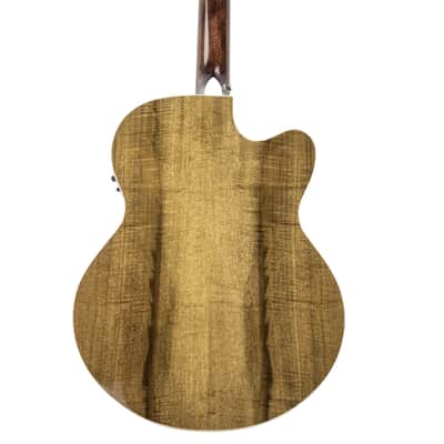 Sawtooth Myrtlewood Jumbo Cutaway 24 Fret Left Handed Acoustic Electric Guitar image 3