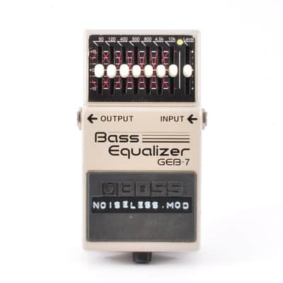 Boss GEB-7 Modified Noiseless For Bass Equalizer Pedal Mod Used From Japan #CN65959 image 2