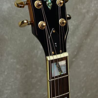 Washburn J5 J-5 hollow body electric guitar in sunburst finish image 3