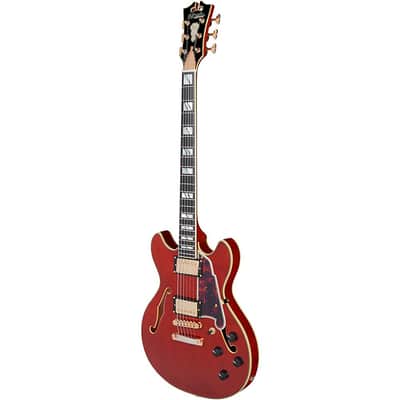 D'Angelico Excel Mini DC Semi-Hollow Electric Guitar Regular Viola image 6