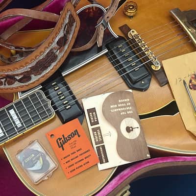 Vintage Gibson L5CNES 1955 Blonde Natural OHSC TAGS! WOW Bild 4