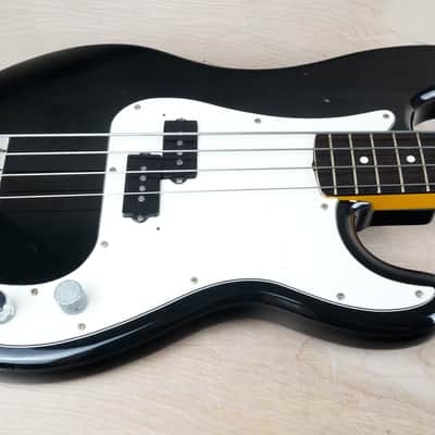 Fender JV PB62-75 Precision Bass Reissue MIJ Vintage 1982 Black First Year All Original w/ Hard Case image 5