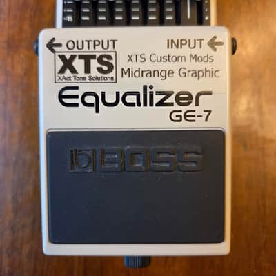 Boss GE-7 (2010 - Old Style) XTS Midrange Mod Xact Tone Solutions Modded Graphic Equalizer EQ image 7