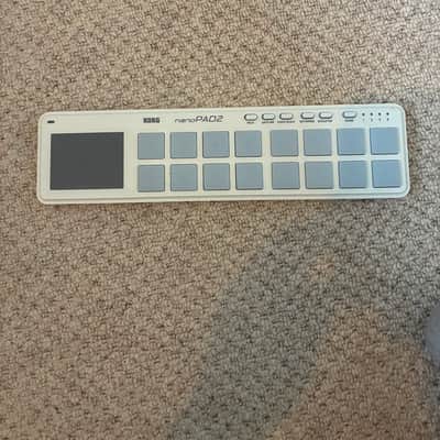 Korg nanoPAD2 Slimline USB MIDI Drum Pad Controller 2011 - Present - White image 1