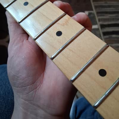 Fender USA Stratocaster Neck – 2013 – 70s Large Headstock – Maple – 22 Jumbo Frets – Fender Locking Tuners Included image 14