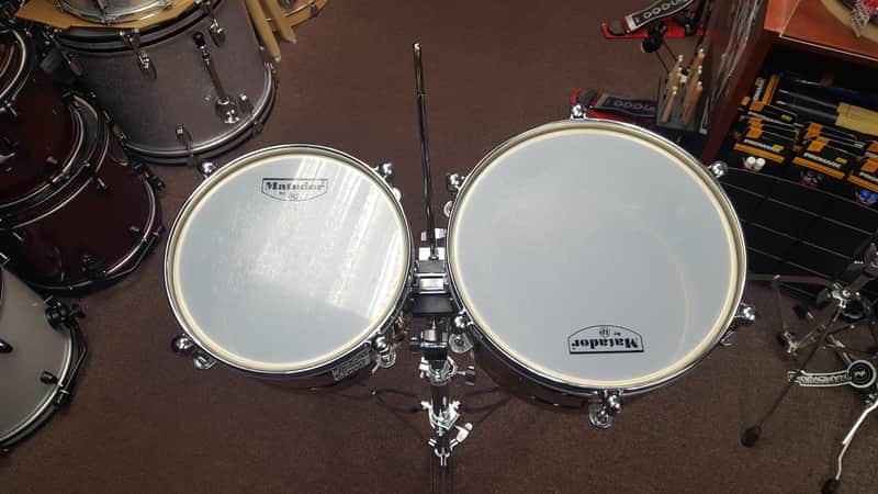 store stock -LP Matador Mini Timbale Set w/ Brass Shell's 10