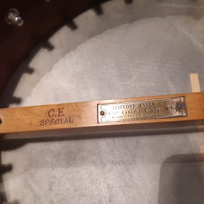 Clifford Essex CE Special 5-String Open Back Banjo 1900's image 3