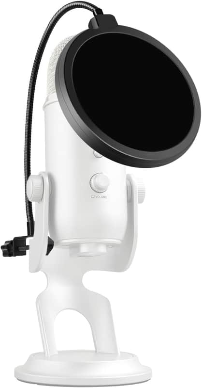Professional Pop Filter,6" Mic Pop Filter,Dual Layered Studio Pop Filter Mask Shield with C-Clamp,360° Gooseneck Clip Stabilizing Arm For Microphone,Boom Arm,Stands (Pop Filter Only) image 1
