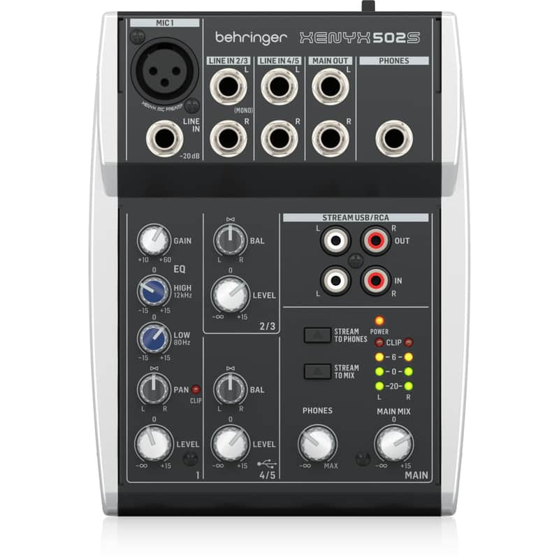 Behringer XENYX X502S 5 CHANNEL MIXER Restock Deal image 1