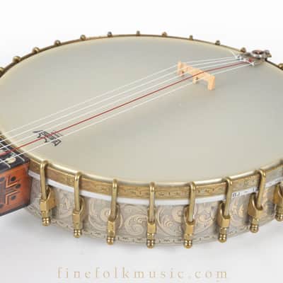 1900s UNKNOWN PRESENTATION 5-STRING BANJO image 15