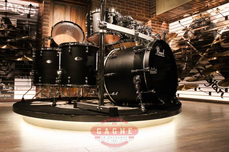 Pearl Reference Pure 8-piece Matte Black Mist Drum Set image 1