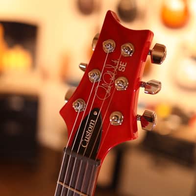 PRS SE Custom 24-08 Electric Guitar - Charcoal Cherry Burst 5785 image 10