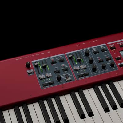 Nord Piano 6 88-Key Hammer Action Keybed Portable Piano (Red) Bundle image 5