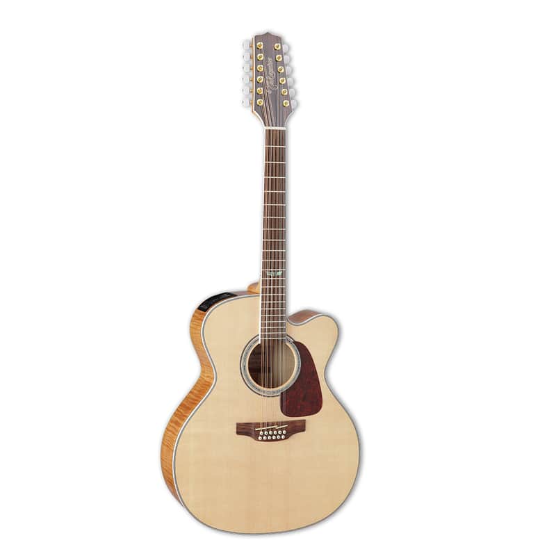 Takamine GJ72CE-12-NAT Jumbo 12 String Acoustic Electric Guitar, Gloss Natural image 1