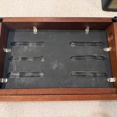Sapele African Mahogany Custom Pedalboard West Coast Pedalboard Style image 10