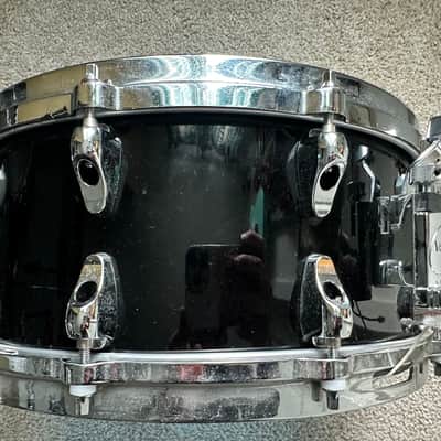 Yamaha MSD14AF Anton Fig Signature 14x6" Maple Snare Drum 2000s with die cast hoops - Black image 2