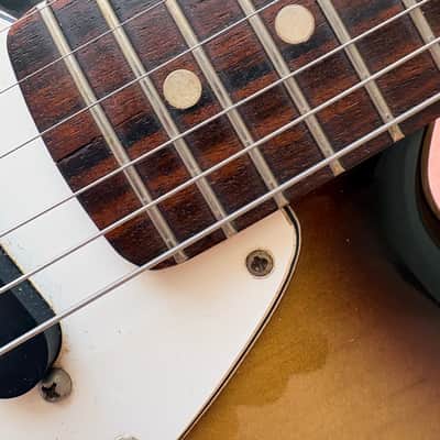 1975 Fender Mustang Left Handed Lefty Sunburst Vintage Rare Collector CBS image 23