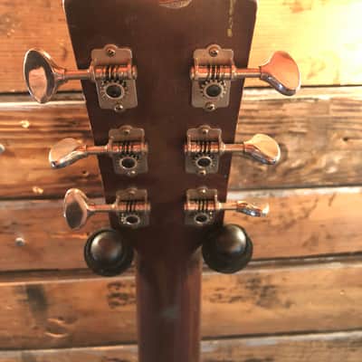 1966-71 Yamaha FG-180 Red Label Jumbo Dreadnought Acoustic Guitar Neck Reset MIJ image 17