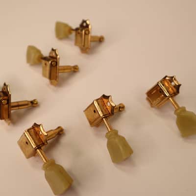 Vintage Gibson Kluson Deluxe Gold Tuners PAT NO D-169400 Double Line Les Paul Custom ES-355 image 4