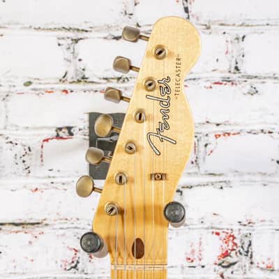 Fender - 1959 Telecaster Journeyman Relic - Electric Guitar w/ 1-Piece Rift Sawn Maple Neck Fingerboard - Aged White Blonde - w/ Hardshell Case - x2037 USED image 5