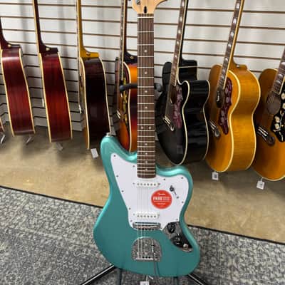 Squier Limited Edition Affinity Series Jaguar - Mystic Seafoam - B Stock image 1