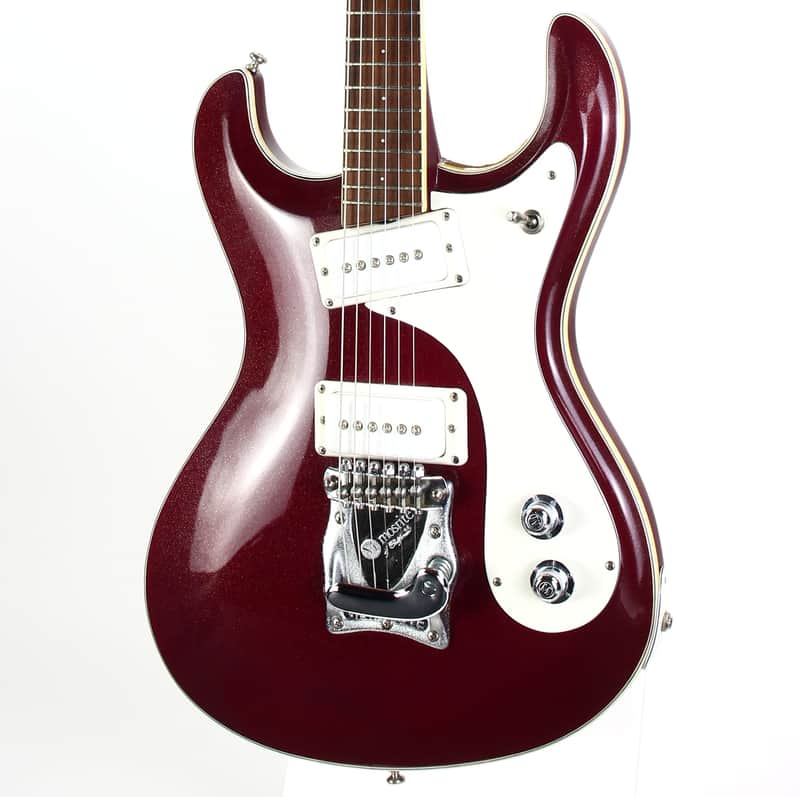 1988 Mosrite USA Semie Moseley Signed V63 Model Ruby Dust Rare SET-NECK Side Jack Model MINTY w Paperwork! image 1