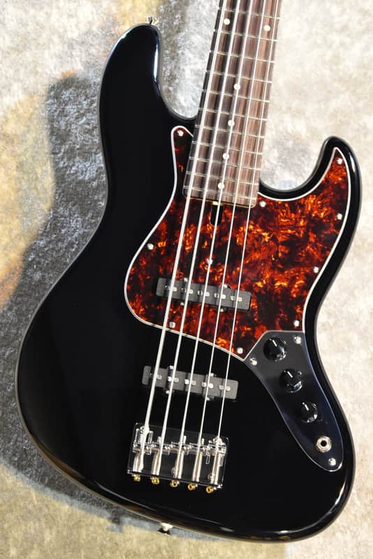 FUJIGEN/FGN NJB100RALV-BK #F240557  4.43kg 5-string ［Made in Japan］［Neo Classic Series］［YK012］ 2024 - Gloss Black image 1