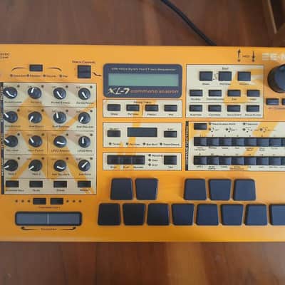 E-MU Systems XL-7 Command Station 128-Voice Synthesizer 2001 - Yellow / Black