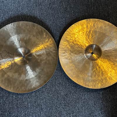 Used Nicky Moon Modern Angel 15" Hi Hats T-1017g B-1215g w/ video demo of actual cymbal for sale image 2