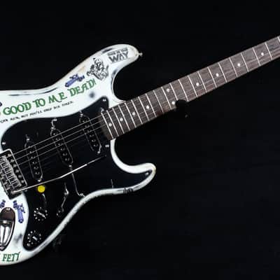 Custom Painted And Upgraded Fender Squier Strat Affinity Series (Aged and Relic'ed) Electric Guitar image 6
