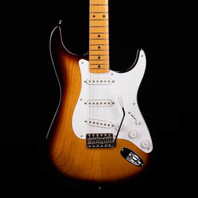 Fender 70th Anniversary American Vintage II 1954 Stratocaster 2-Color Sunburst With Case - Demo - Serial # FENV700194 image 1