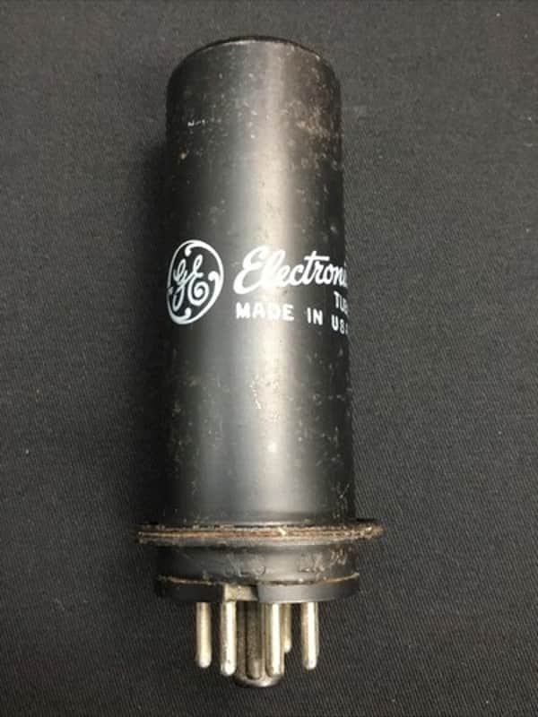 GE 6L6 Large Metal POWER AMPLIFIER Vintage VACUUM TUBE Tested USA S.1084-D image 1