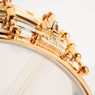 AK Drums Nickel Over Brass Dresdner Type Orchestra Model / Nickel Plated DeLuxe repro Copper Finish 5"x14" image 8