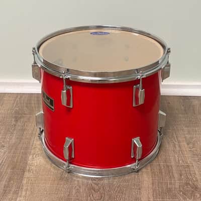 Pearl Export EX 13"x11" Rack Tom Drum Late 1980's - Coral Red image 3