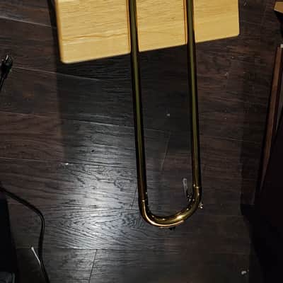 Yamaha YSL-446G Intermediate Bb/F Trombone 2010s - Lacquered Brass image 8