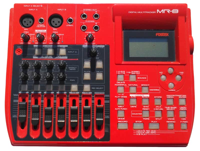 ⭐︎専用バック付き⭐︎Fostex MR-8HD デジタルマルチトラッカー Fostex MR-8HD 8-Track Digital Recorder with 40GB Hard Drive Silver