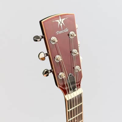 Danville RDL-70 Resonator Acoustic Guitar - Sunburst image 7
