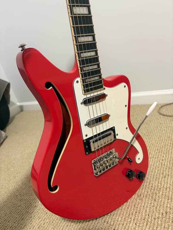 D'Angelico Premier Bedford SH - Fiesta Red image 1