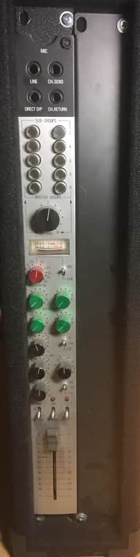 Vintage Trident Flex Mix channel strip - racked and powered image 1