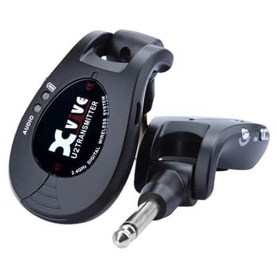 Xvive U2 Rechargeable Compact Digital Wireless Guitar System Black image 3