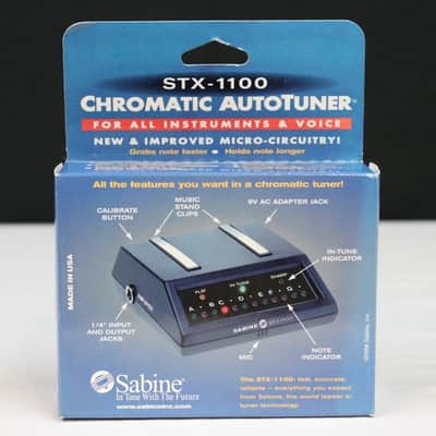 Sabine STX1100 Chromatic Auto Tuner, New Old Stock, Made in USA, NOS #40766 image 1