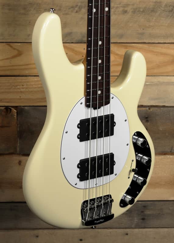 Music Man StingRay Special HH 4-String Bass Buttercream w/ Case image 1