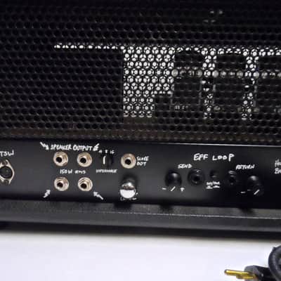 Vintage USA Crate BV150H BV 150 Watt Blue Voodoo 3 Channel Guitar Amp Head Tube Loop  w/ Footswitch image 11