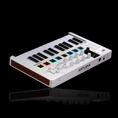 Arturia MiniLab 3 — 25 Key USB MIDI Keyboard Controller With 8 Multi-Color Drum Pads, 8 Knobs and Music Production Software Included image 2