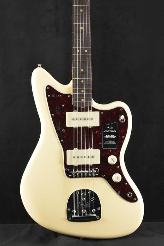 Mint Fender Vintera III Mid '60s Jazzmaster Olympic White Rosewood Fingerboard image 1