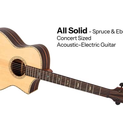 Bromo BAR 5 CE All-Solid Cut-A-Way Acoustic w/CGC-200 Case image 2